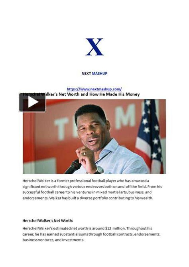 
Herschel Walker Net Worth and How He Made His Money 