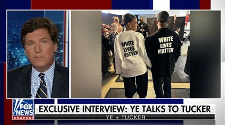 
Kanye West Defends White Lives Matter Shirt During Controversial Tucker Carlson Interview 