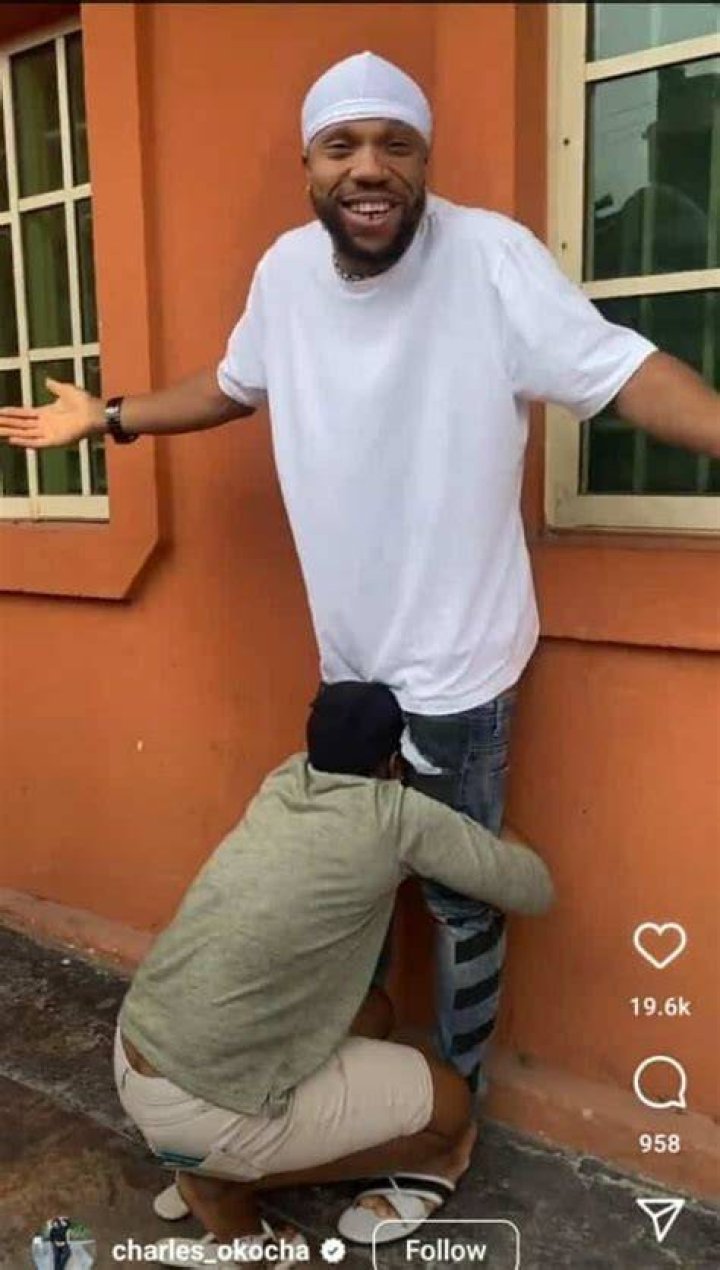 
‘She Wan Enter His Trousers’, Reactions As Actor Charles Okocha Reveals What An Overzealous Fan Did To Him 