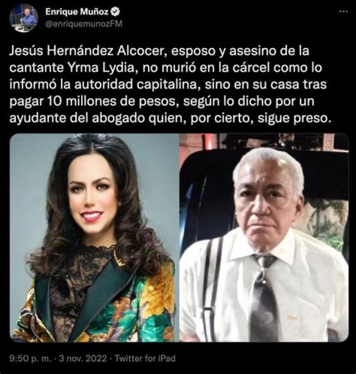 
What Happened To Yrma Lydya? Mexican Singer Murdered By Lawyer Husband Jesus Hernandez Alcocer 